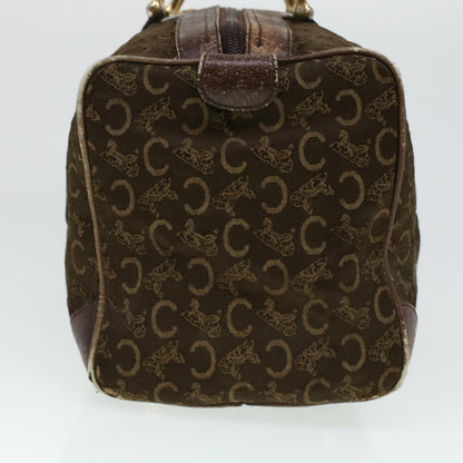 Luxury CELINE C Macadam Canvas Hand Bag Brown  41261