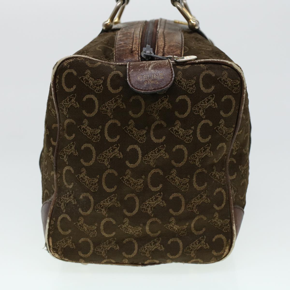 Luxury CELINE C Macadam Canvas Hand Bag Brown  41261
