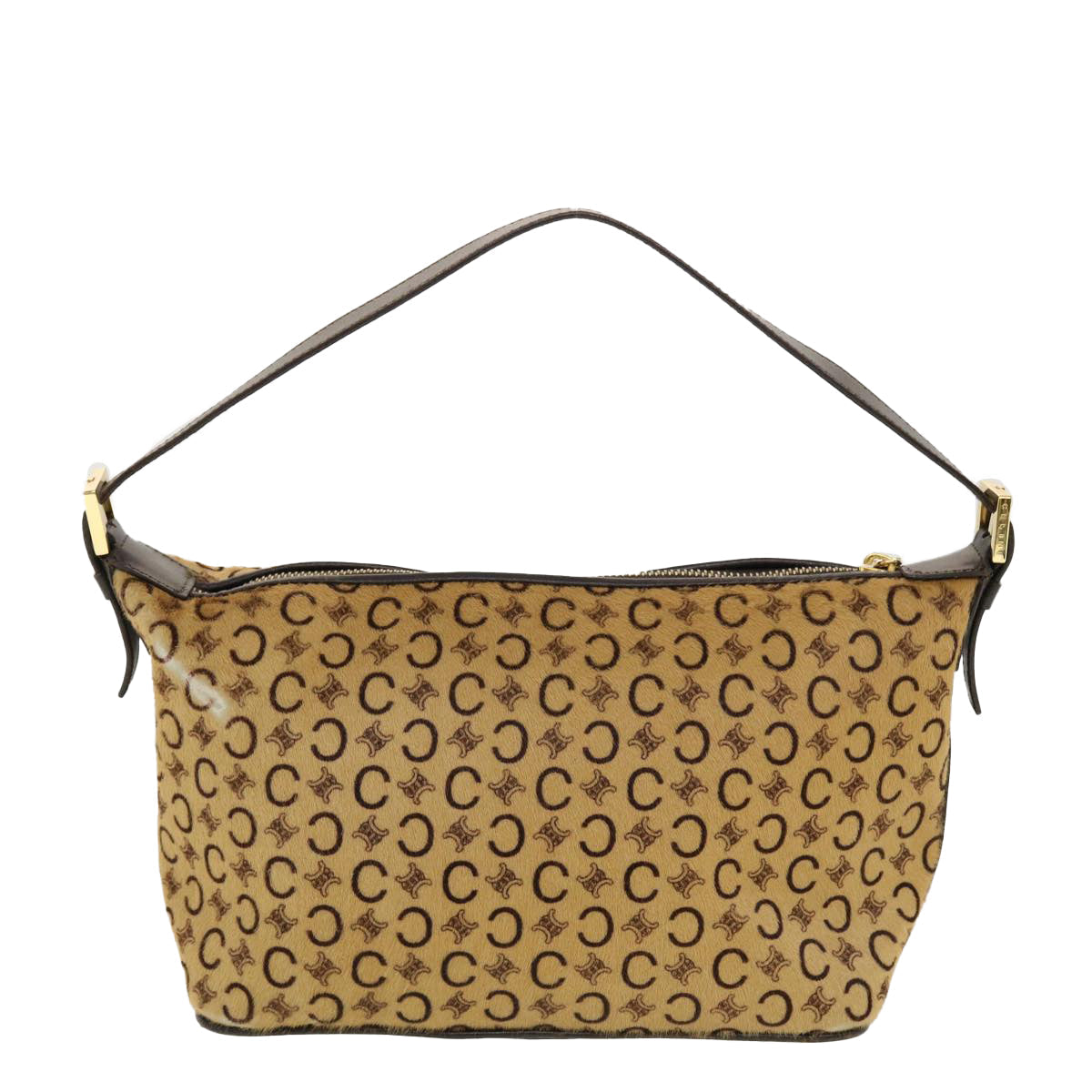 Luxury CELINE C Macadam Canvas Pouch Beige CE00/12  41262
