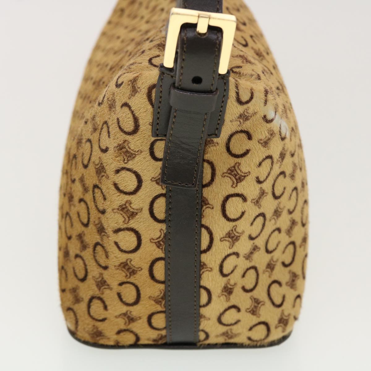 Luxury CELINE C Macadam Canvas Pouch Beige CE00/12  41262