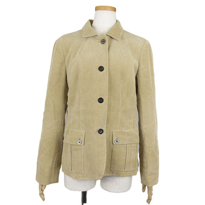 BURBERRY LONDON tailored jacket Corduroy beige Women 38