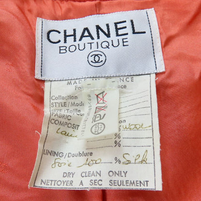 CHANEL No color jacket C-TK-5914 wool pink COCO Mark 36