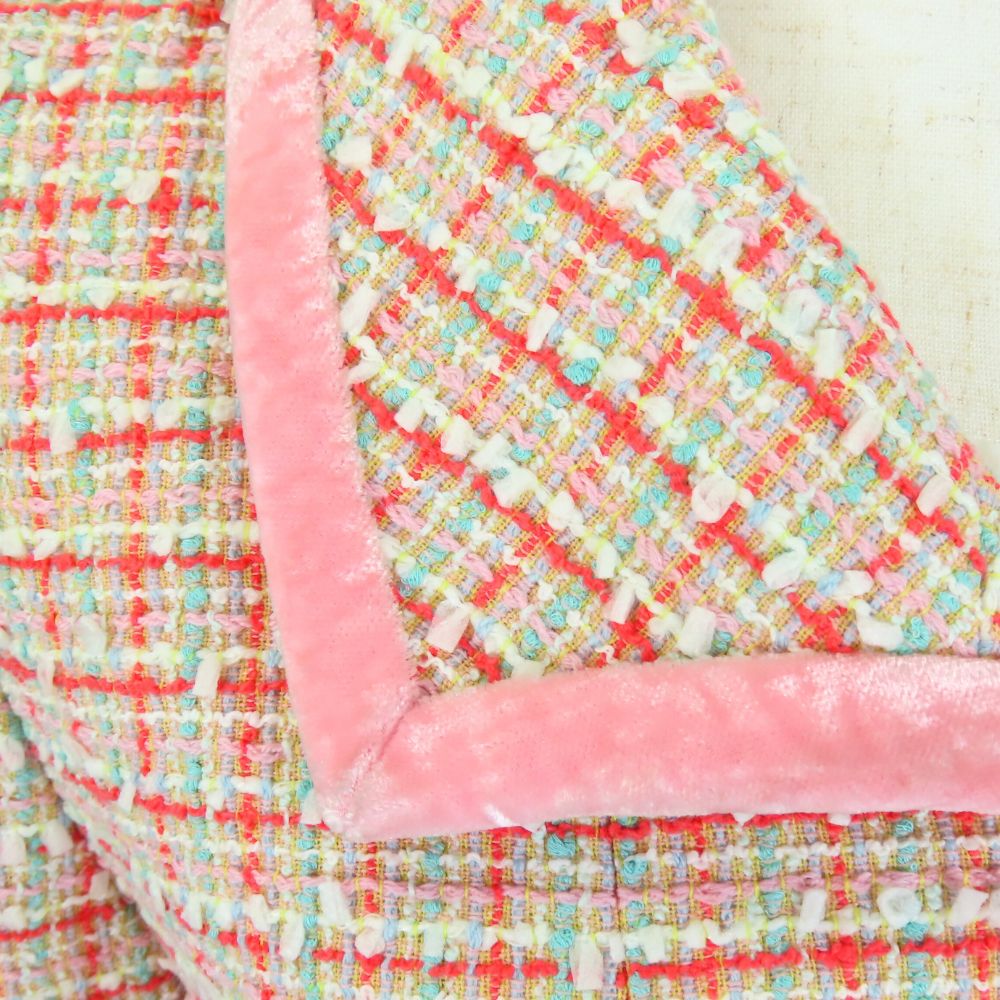 CHANEL setup Wool, Cotton, Nylon pink Women 38