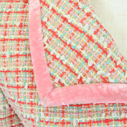 CHANEL setup Wool, Cotton, Nylon pink Women 38
