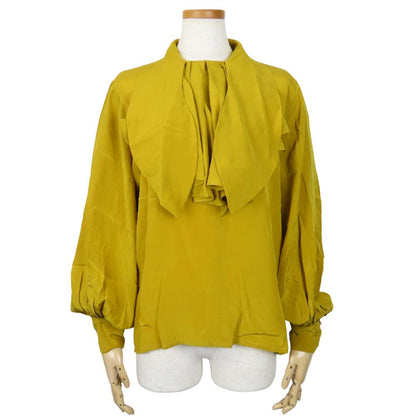 Christian Dior blouse silk mustard Women M