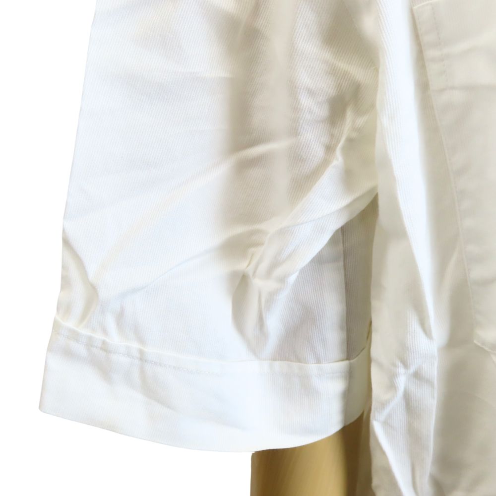 Christian Dior Short sleeve shirt Cotton, Rayon white Women L