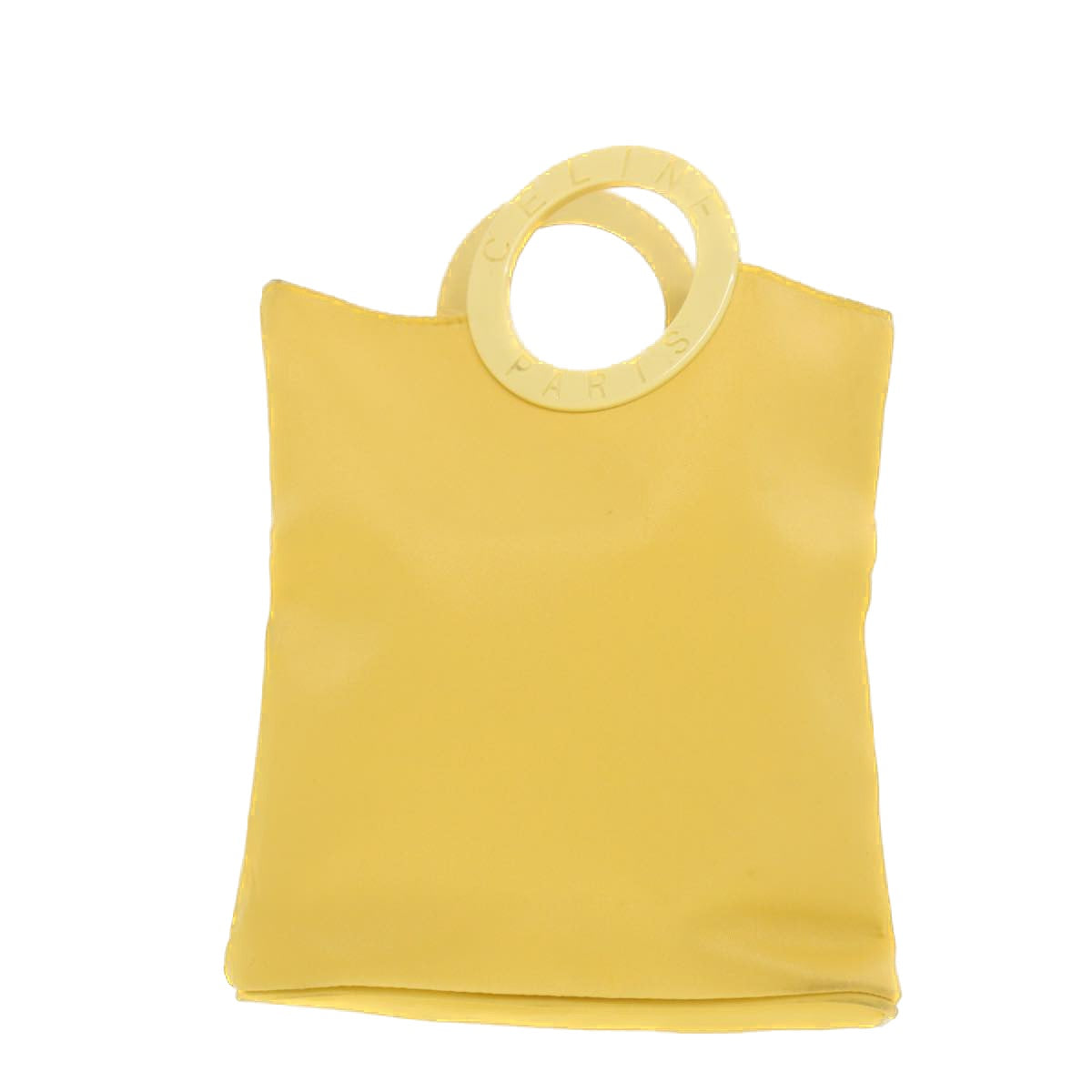 Luxury CELINE Hand Bag Nylon Yellow  42583