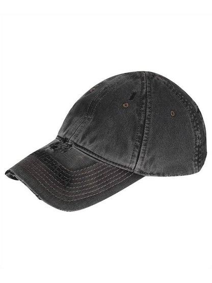 Luxury Balenciaga Trending 2025 Embroidered Logo Denim Ball Cap Dark Grey