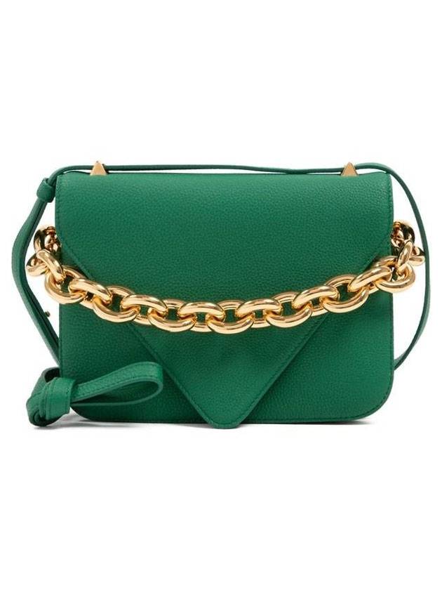Luxury Bottega Veneta Mount Chain Envelope Small Shoulder Bag Jungle