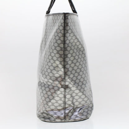 Luxury CELINE Macadam Canvas Hand Bag Enamel Silver  43874