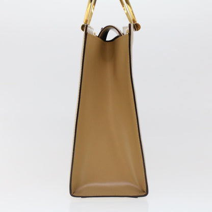 Luxury CELINE Hand Bag Leather 2way Beige  43929
