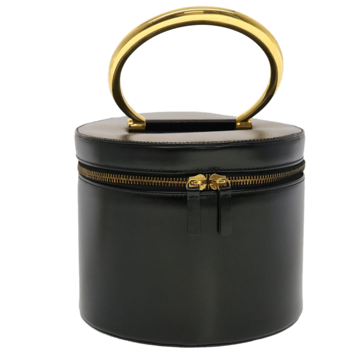 Luxury CELINE Vany Cosmetic Pouch Leather Black  43930