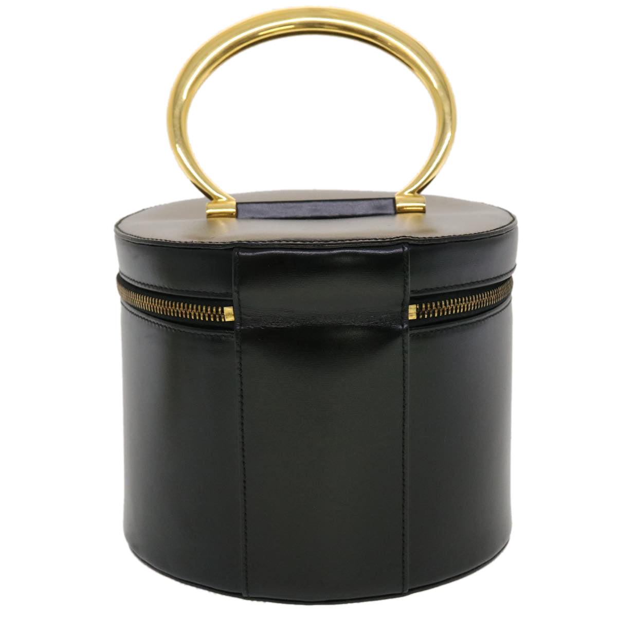 Luxury CELINE Vany Cosmetic Pouch Leather Black  43930