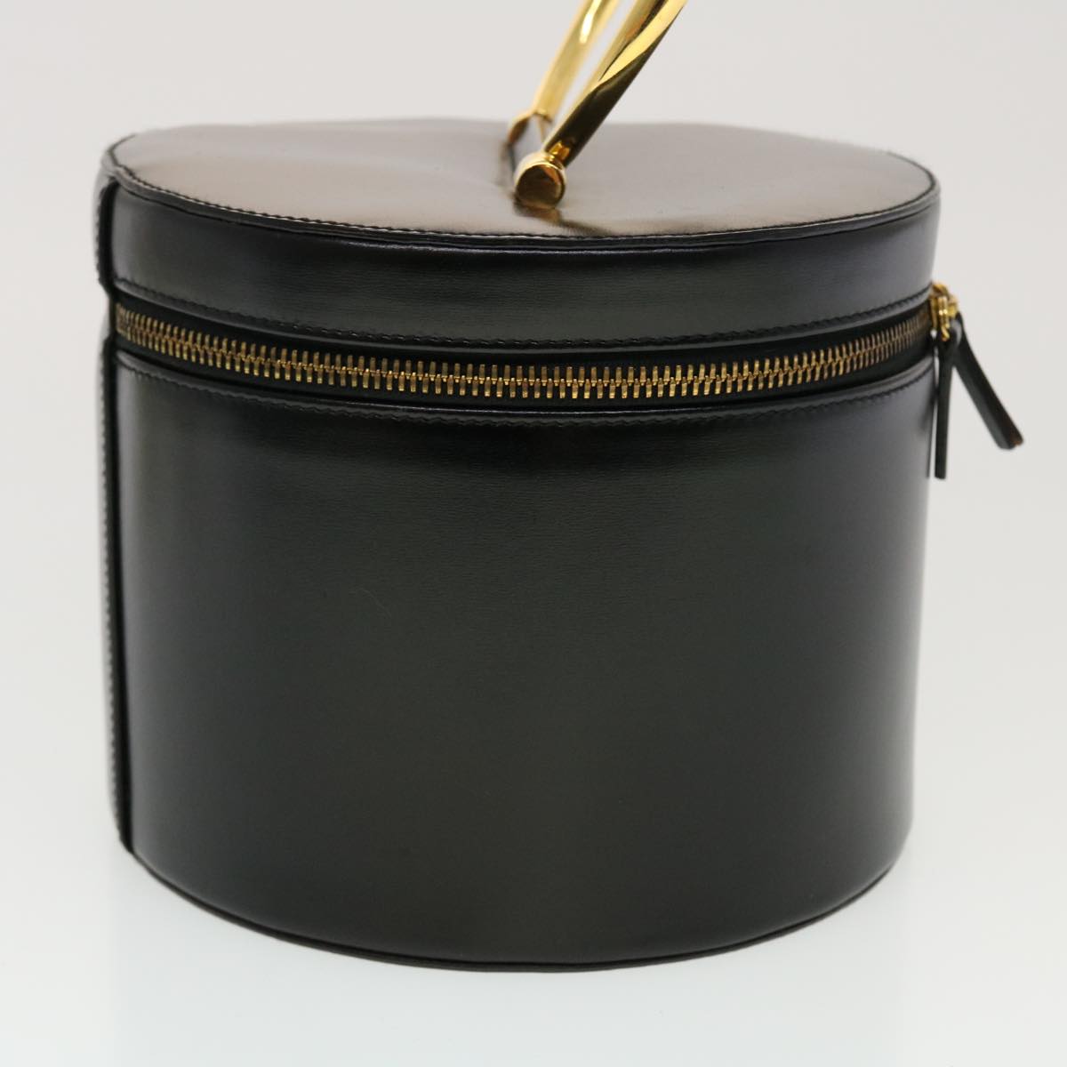 Luxury CELINE Vany Cosmetic Pouch Leather Black  43930