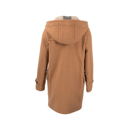 Burberry Size IT40 Mersey Duffle Coat Wool/Polyamide Brown
