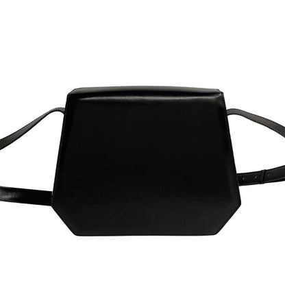 CELINE Shoulder Bag Calfskin black Circle logo Women