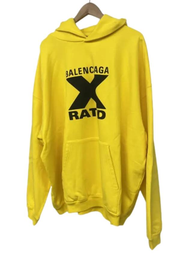 Luxury Balenciaga Trending 2025 Logo Print Hoodie Yellow