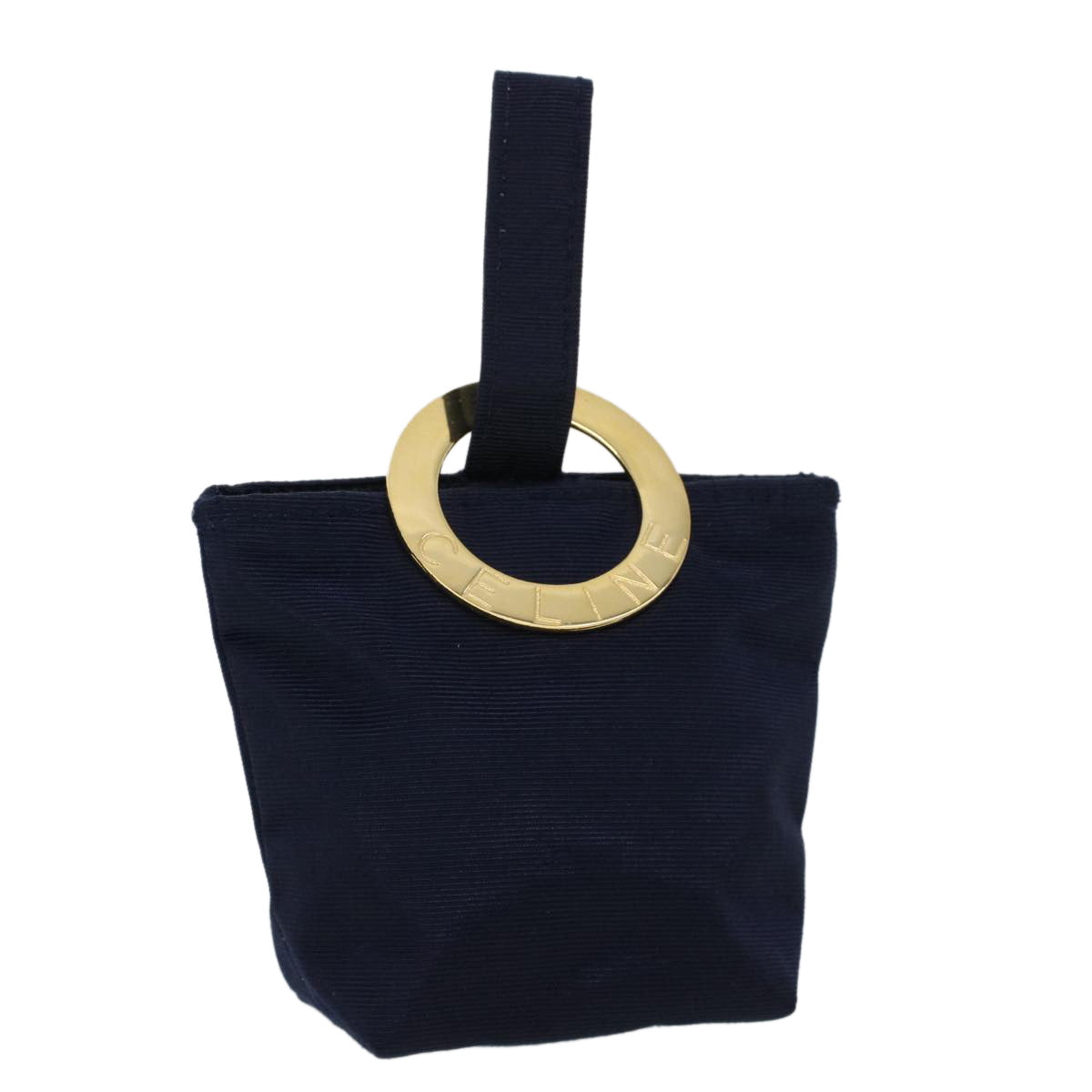 Luxury CELINE Pouch Nylon Navy  44762