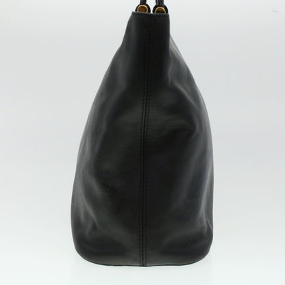 Luxury CELINE Tote Bag Leather 2way Black  44998