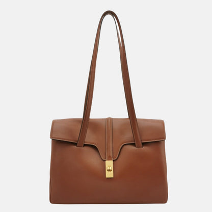 Celine Medoim Soft 16 Bag Caramel Natural Tan Smooth Calfskin Leather