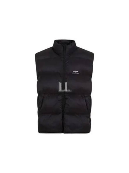 Luxury Balenciaga Trending 2025 Quilted Nylon Puffer Vest Black