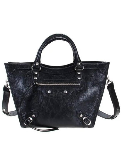 Luxury Balenciaga Trending 2025 Neo Classic East West Tote Bag Black