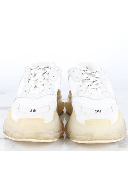 Luxury Balenciaga Trending 2025 Triple S clear sole sneakers 38 250