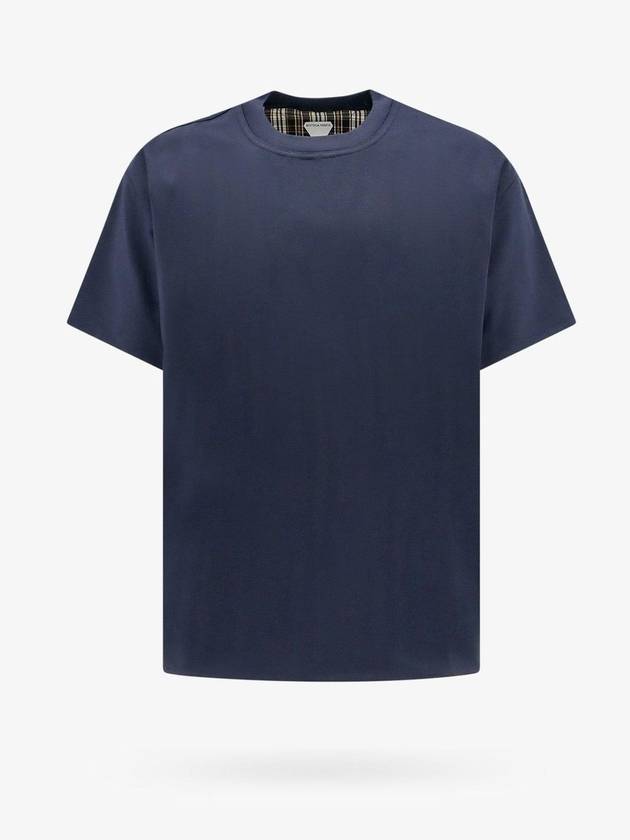 Luxury Bottega Veneta Reversible Cotton Short Sleeve T-Shirt Navy