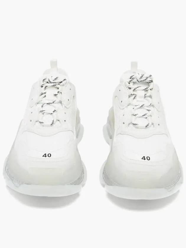 Luxury Balenciaga Trending 2025 Triple S Low Top Sneakers White Iridescent