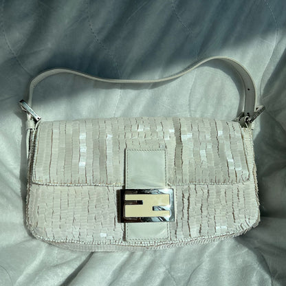 FENDI Baguette Snow White sequins excellent condition