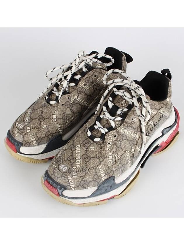 Luxury Balenciaga Trending 2025 Gucci Hacker Triple S Ebony 40 250
