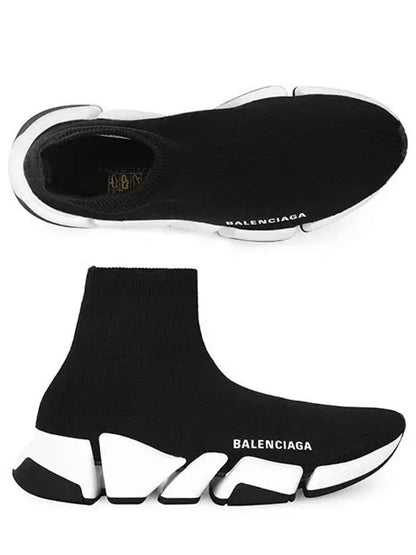 Luxury Balenciaga Trending 2025 Speed 2.0 High Top Sneakers Black