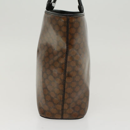 Luxury CELINE Macadam Canvas Hand Bag Brown  47388