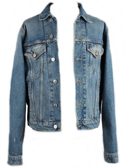 Luxury Balenciaga Trending 2025 Wave logo denim jacket 48