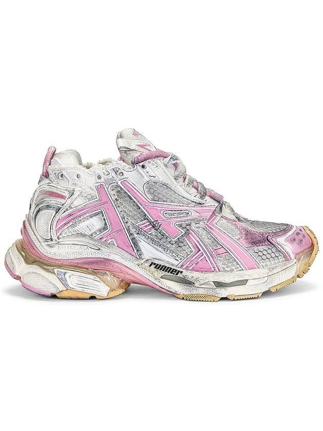 Luxury Balenciaga Trending 2025 Runner Low Top Sneakers White Pink
