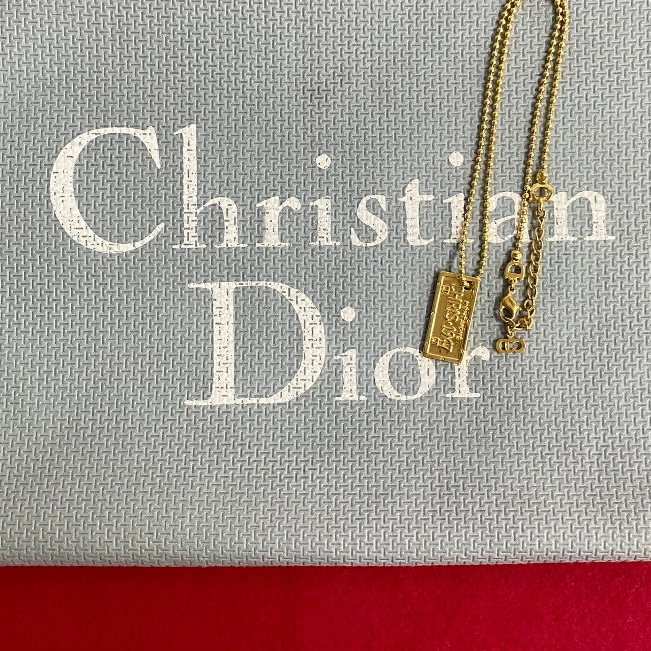 Dior Necklace Gold Plated gold Women
