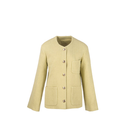 Chanel size 38 20K wool Jacket green