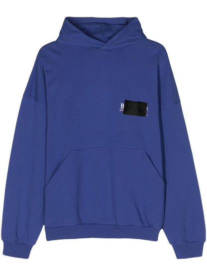 Luxury Balenciaga Trending 2025 Gaffer Maxi Hoodie Blue