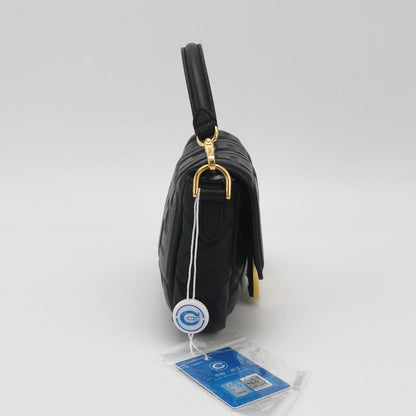Fendi Baguette Mini Black Nappa Leather Crossbody Bag