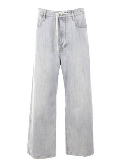 Luxury Balenciaga Trending 2025 Denim Straight Jeans Blue