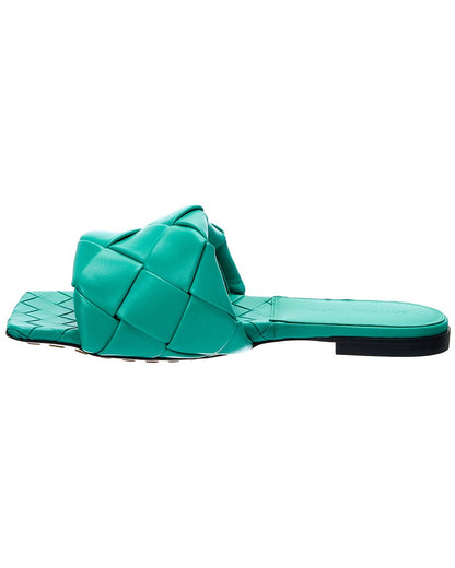 Luxury Bottega Veneta The Lido Intrecciato Leather Sandal