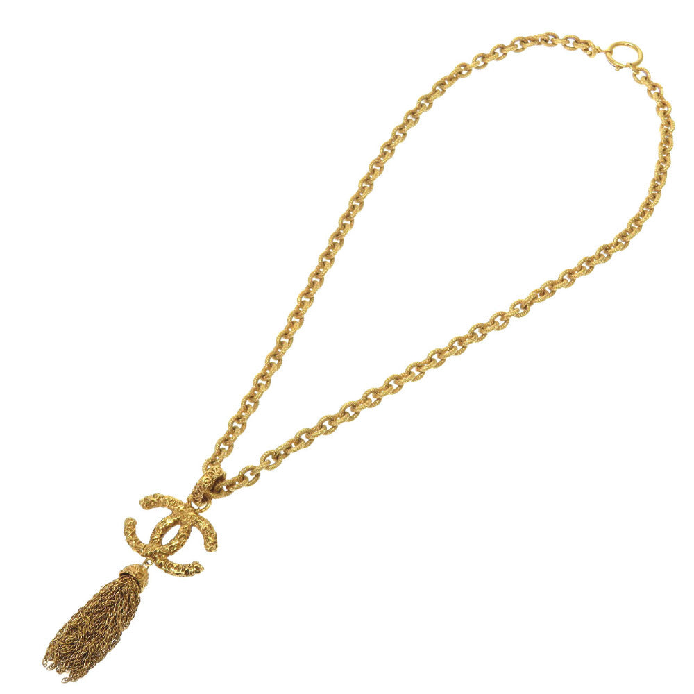 CHANEL Necklace metal gold COCO Mark Lava Vintage unisex(Unisex)