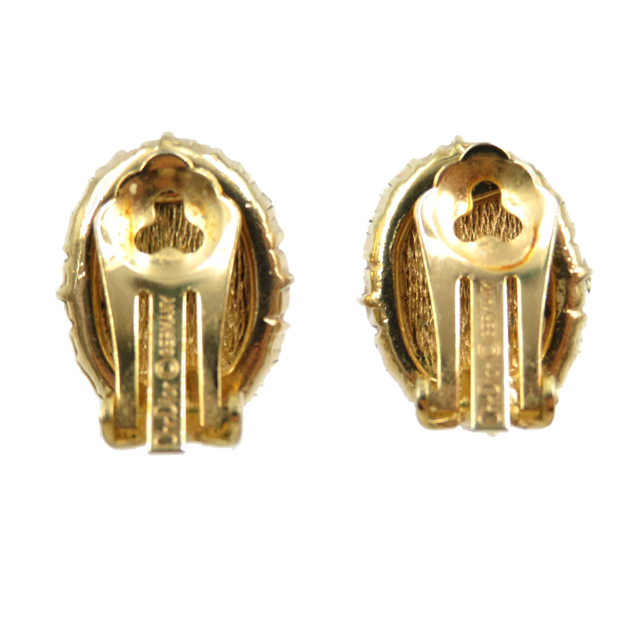 Christian Dior Earring Gold Plated, Faux Pearl gold Women