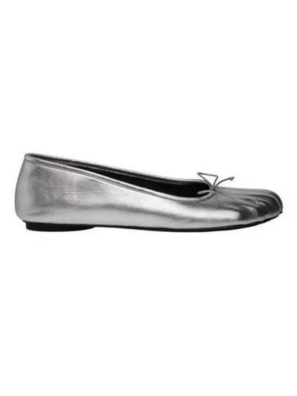 Luxury Balenciaga Trending 2025 Anatomic Metallized Ballerina Silver