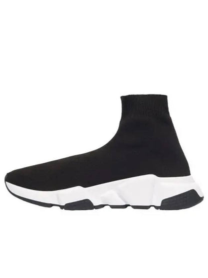 Luxury Balenciaga Trending 2025 Logo Speed High Top Sneakers Black