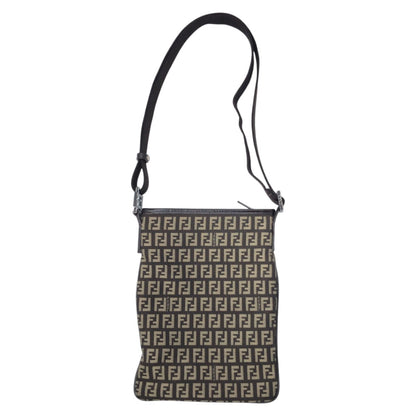 FENDI Shoulder Bag 2305 8BT079 JQ4 049 canvas Brown Shoulder bag, pochette, unisex Zucchino Women