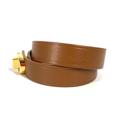 Dior bracelet leather Brown CD logo Women