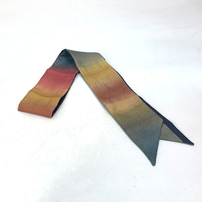 Dior scarf silk multicolor Tie dye logo mitsa Women
