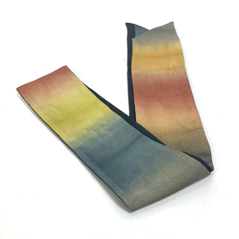Dior scarf silk multicolor Tie dye logo mitsa Women