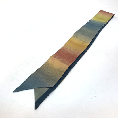 Dior scarf silk multicolor Tie dye logo mitsa Women
